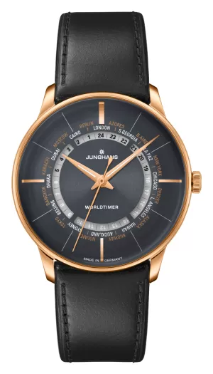 Image of Junghans Meister Worldtimer Sapphire Crystal Stainless Watch