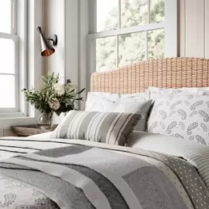 Image of Helena Springfield Paisley Single Duvet Cover Set, Grey
