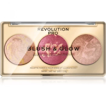 Image of Revolution Pro Blush Glow Palette Cranberry Glow