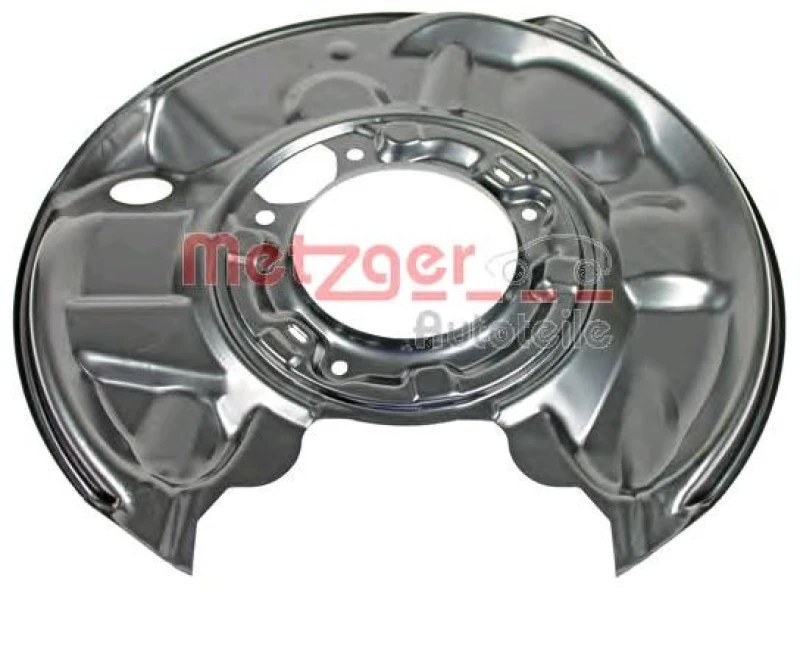 Image of METZGER 6115005 Brake Disc Back Plate Rear Axle Left Sheet Steel Splash Panel,brake disc (1330)