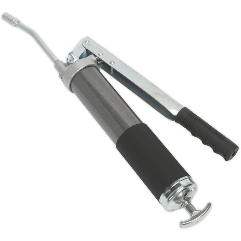 Image of Loops Heavy Duty Twin Piston Grease Gun - 3-Way Fill - Variable Stroke - Rubber Grip Multi
