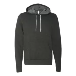 Image of Canvas Unisex Pullover Hooded Sweatshirt / Hoodie (S) (Dark Grey Heather)