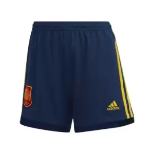 Image of adidas Spain 21/22 Home Shorts Womens - Blue