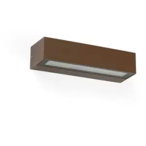 Image of Faro LAKO - Integrated LED Down Lighter Outdoor Wall Light Brown, 3000K, IP65
