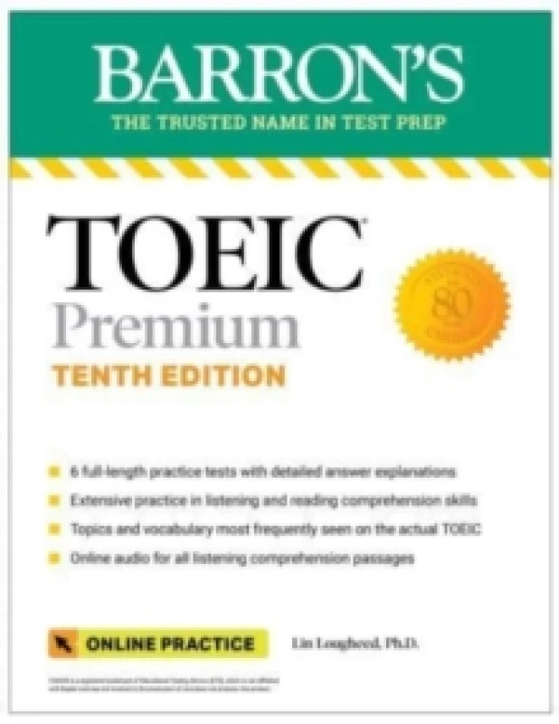 Image of TOEIC Premium: 6 Practice Tests + Online Audio, Tenth Edition Paperback / softback