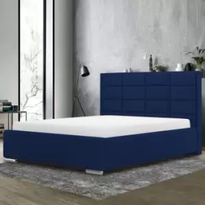 Image of Tuanso Bed Single Plush Velvet Blue