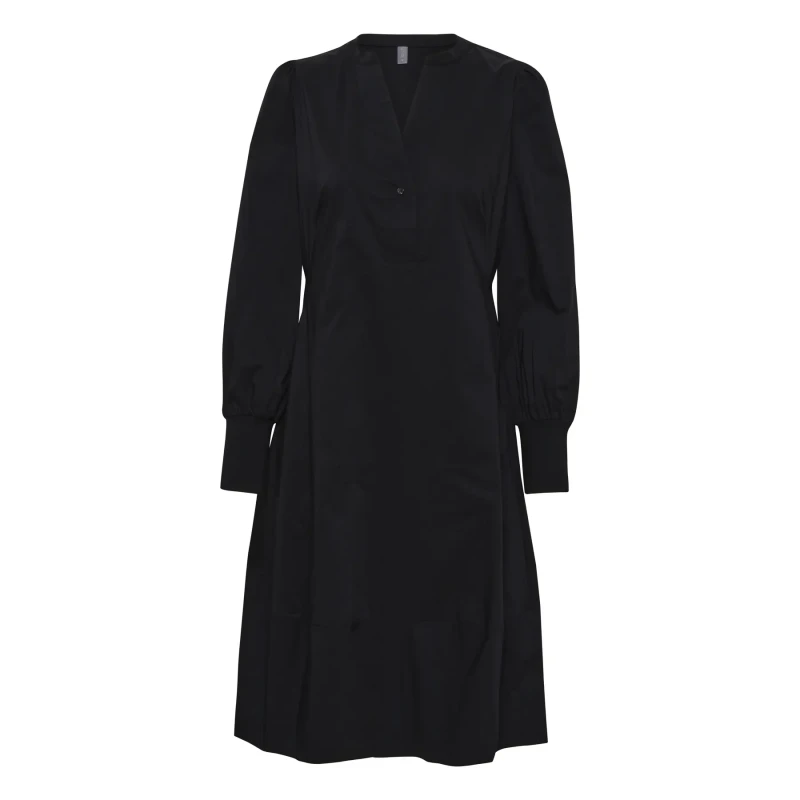 Image of culture Womens ribbed dress CULTURE Antoinett Noir Female S