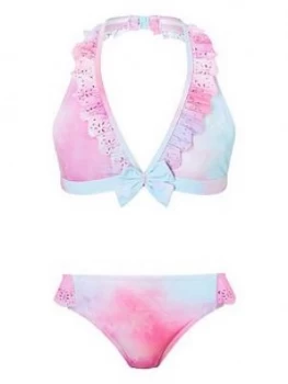 Image of Monsoon Girls Alice Tie Dye Bikini - Pink