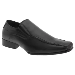 Image of US Brass Boys Raven Twin Gusset Shoes (3 UK) (Black)