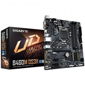 Image of Gigabyte B460M DS3H Intel Socket LGA1200 H5 Motherboard