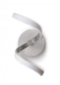 Image of Wall Lamp 10W LED 3000K, 850lm, Silver, Frosted Acrylic, Polished Chrome