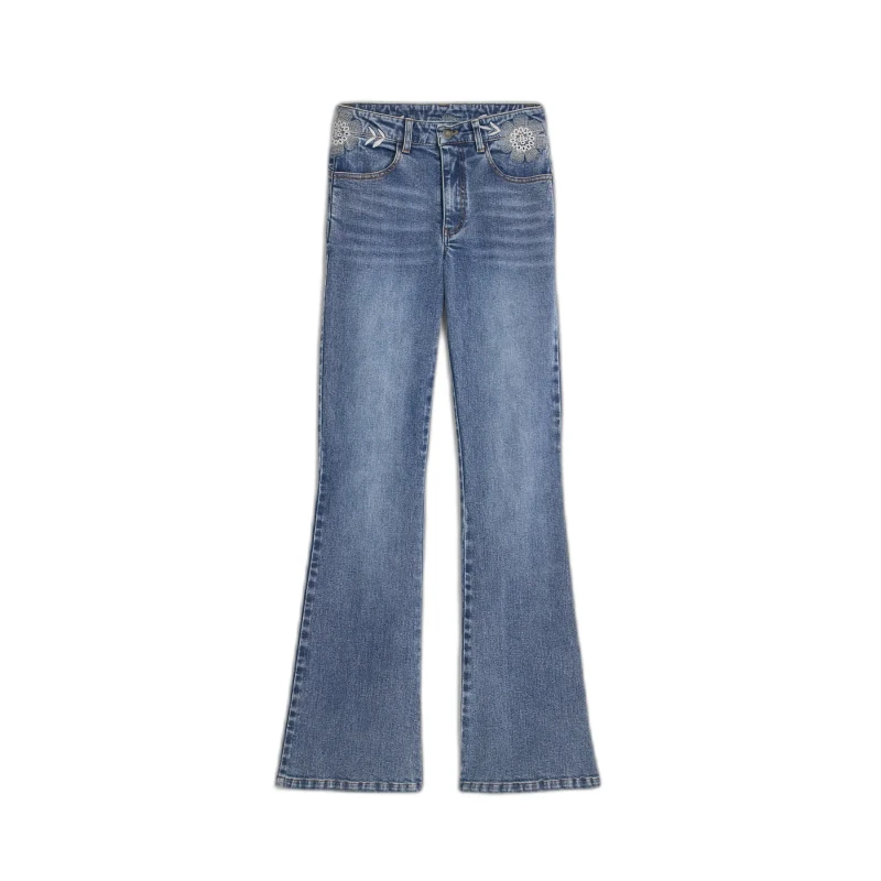 Image of Desigual Womens jeans Desigual Embro Bleu Female 40