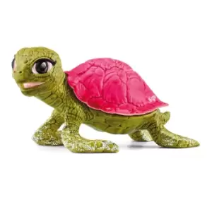 Image of Schleich Bayala Pink Sapphire Turtle Toy Figure, 5 to 12 Years,...