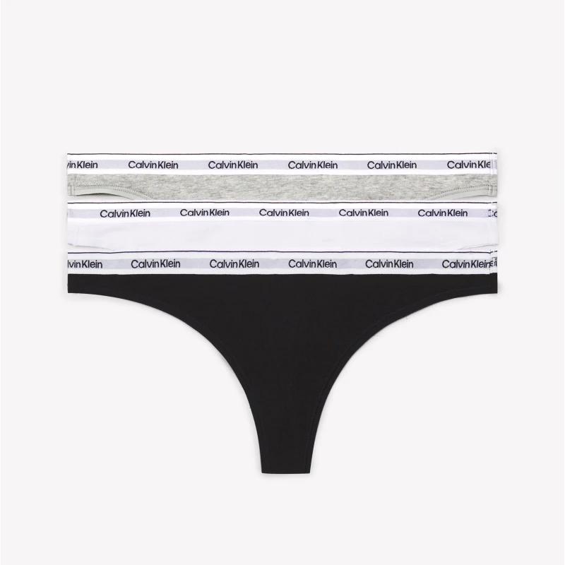 Image of Calvin Klein 3 Pack Thongs - Multi Multi 10