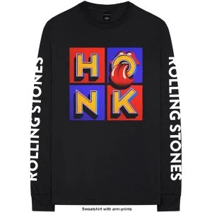 Image of The Rolling Stones - Honk Album/Sleeves Mens Medium Sweatshirt - Black