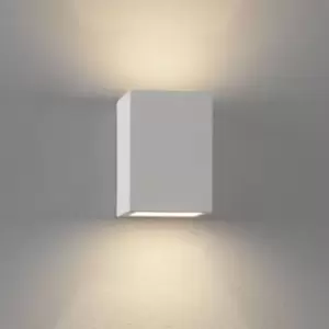 Image of Mosto 1 Light Indoor Up Down Wall Light Plaster, G9