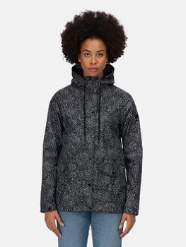 Image of Regatta Bayarma Waterproof Shell Jacket - Black, Size 12, Women