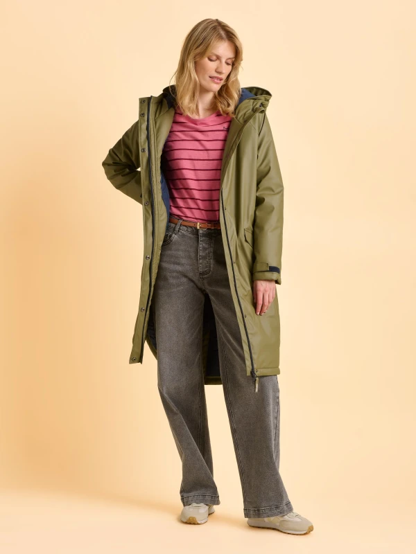 Image of Brakeburn Womens Wynter Jacket in Green Size: 18 Green Female 18