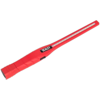 Image of Sealey Rechargeable LED Slim Inspection Lamp Red