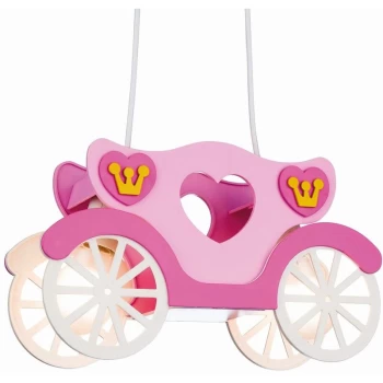 Image of Firstlight - Coach - 2 Light Children Ceiling Pendant Multicolour, E27