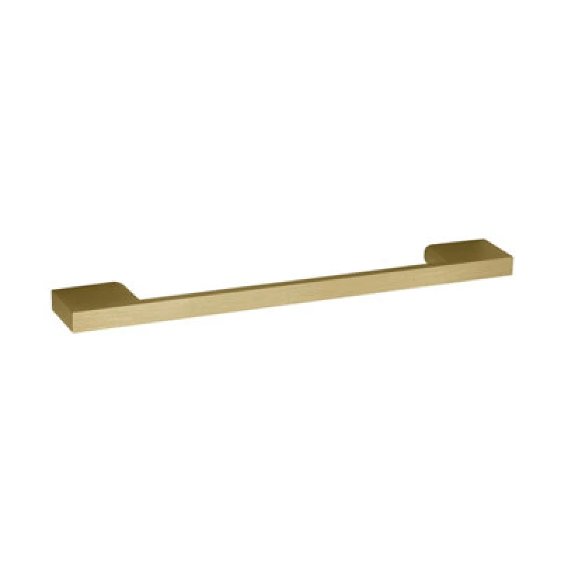 Image of HUDSON REED Hudson Reed - Nuie Brushed Brass 191mm d Shaped Furniture Handle with 160mm Hole Centres - H027 H027