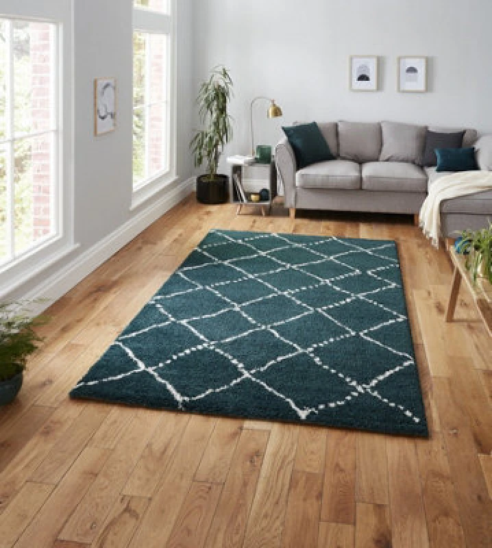Image of THINK RUGS Think Rugs - Royal Nomadic 5413 Dark Green 160cm x 220cm Rectangle - Green 47870