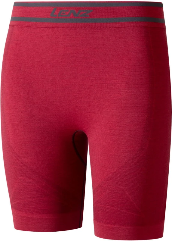 Image of Lenz 6.0 Merino Women Functional Shorts, red, Size M