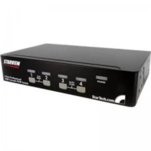Image of StarTech.com 4 Port 1U Rack Mount USB KVM Switch with OSD