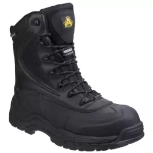 Image of Amblers Safety Mens AS440 Hybrid Metal Free Hi-leg Waterproof Safety Boot (11 UK) (Black)