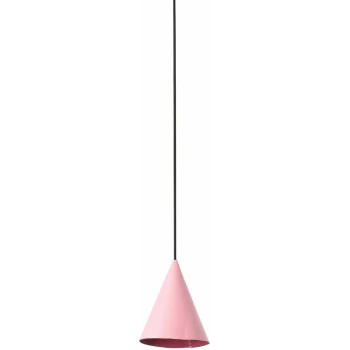 Image of Faro Fada - LED Slim Dome Ceiling Pendant Light Pink 10cm