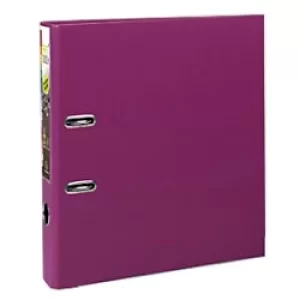 Image of Prem'touch Lever Arch File A4+ PP S50mm, 2 Rings, Fuchsia, Pack of 10