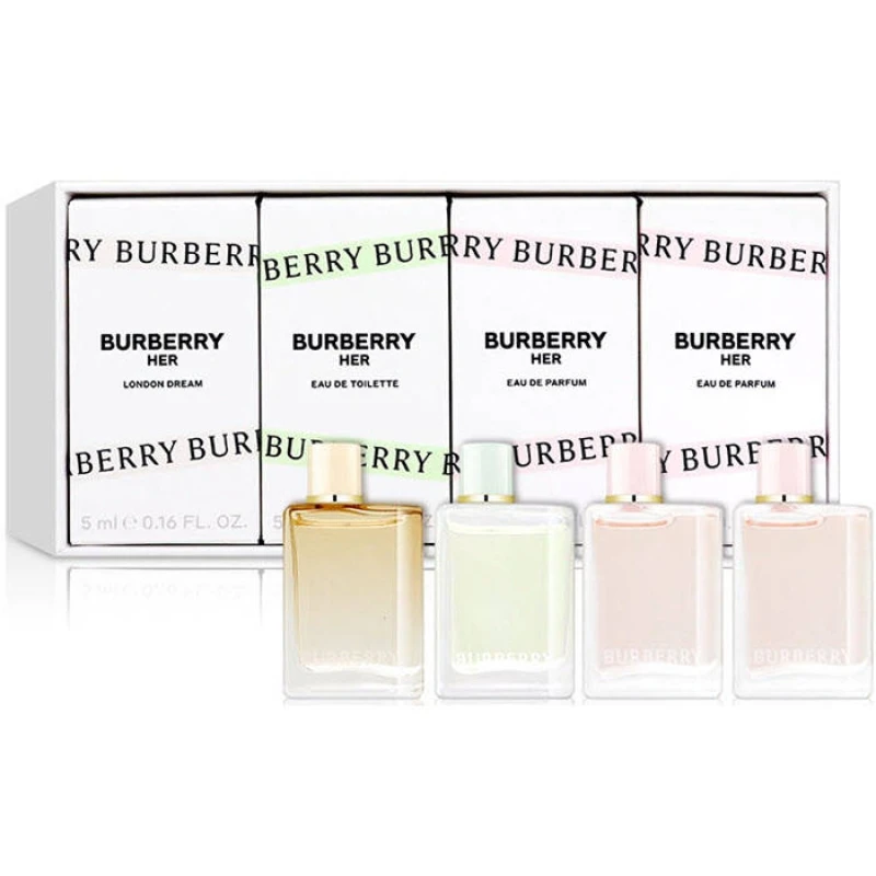 Image of Burberry Her Gift Set 4 x 5 ml