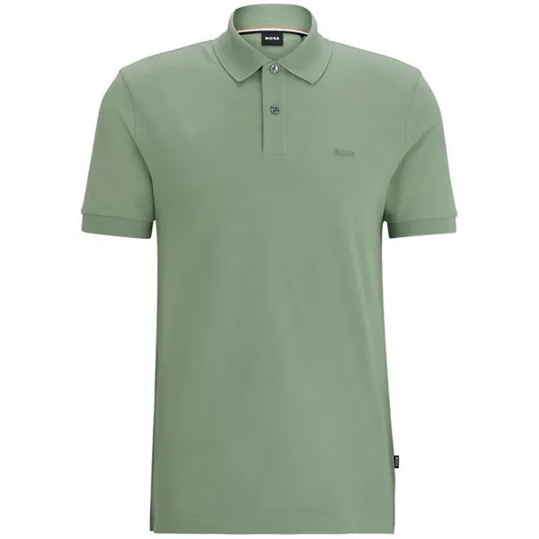 Image of Boss Pallas Polo Shirt Short Sleeve Polos Small Green 54370574350