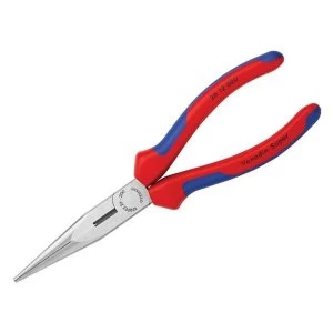 Image of Knipex Snipe Nose Side Cutting Pliers (Stork Beak) Multi-Component Grip 200mm (8in)