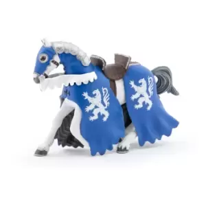 Image of Papo Fantasy World Horse of Lion Knight with Spear Toy Figure, 3...