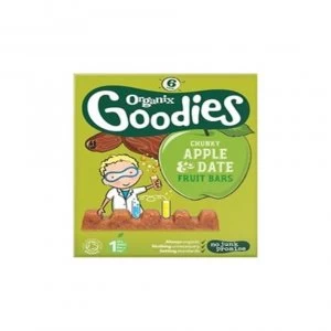 Image of Organix Chunky Fruit Bars Date & Apple 6x17g
