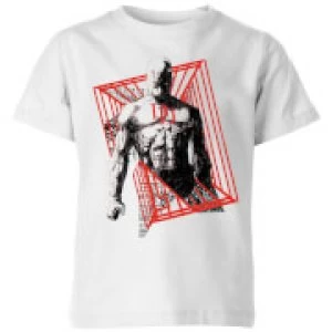 Image of Marvel Knights Daredevil Cage Kids T-Shirt - White - 5-6 Years