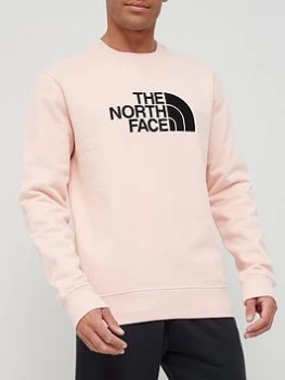 Image of The North Face Drew Peak Crew Neck Sweat - Pink Size M Men
