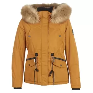 Image of Superdry ALPINE MICROFIBRE JACKET womens Parka in Brown - Sizes UK 10,UK 12,UK 14,UK 16,UK 8