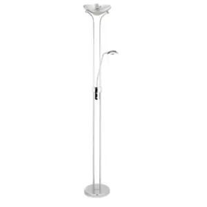 Image of Casa Catherine Mother & Child LED Floor Lamp, Chrome