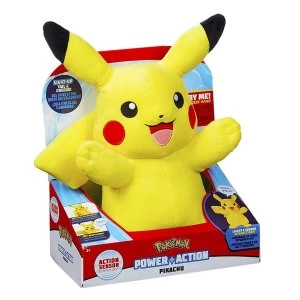 Image of Pokemon Power Action Pikachu Plush