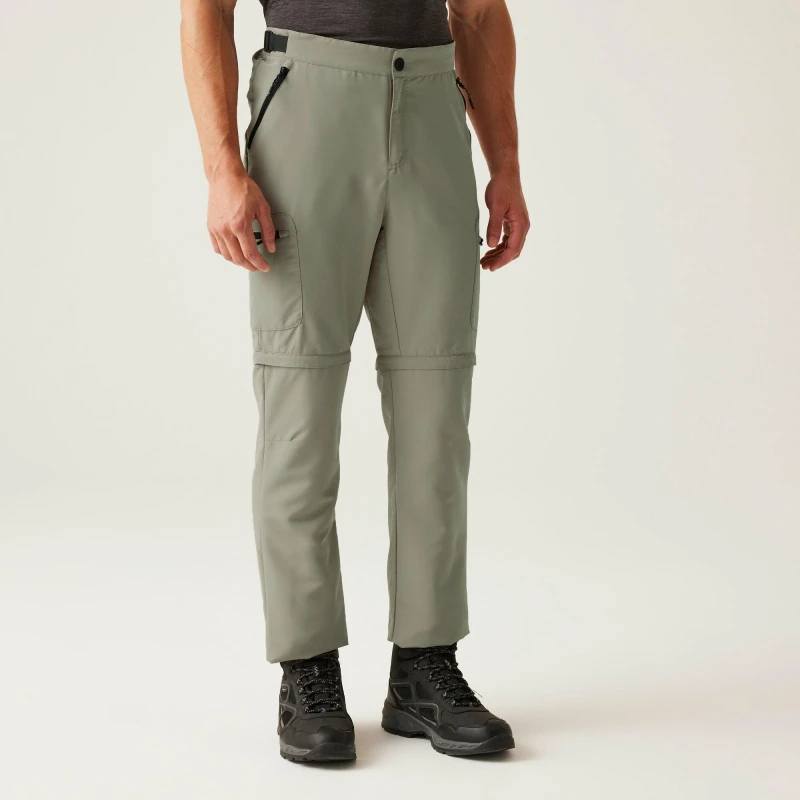 Image of Regatta Regatta Men 'Leesville' Zip Off Hiking Trousers in Light Sand Size: 30R Light Sand 30R Male 5063019996851
