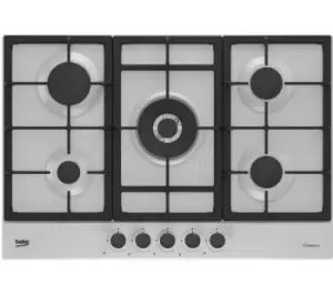 Image of BEKO HIAW75225SXE 75cm Gas Hob - Stainless Steel