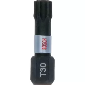Image of Bosch Impact Control Torsion Torx Screwdriver Bits T30 25mm Pack of 25