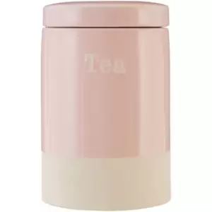Image of Jura Pink Tea Canister - Premier Housewares