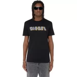Image of Diesel Diegor Short Sleeve T-Shirt Mens - Black