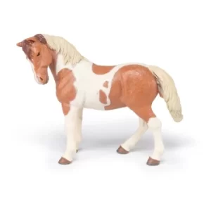 Image of PAPO Horse and Ponies Pinto Mare Toy Figure, Three Years or Above, Brown/White (51094)