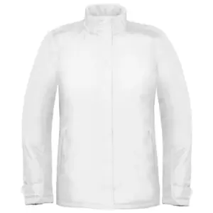 Image of B&C Womens/Ladies Premium Real+ Windproof Waterproof Thermo-Isolated Jacket (S) (White)