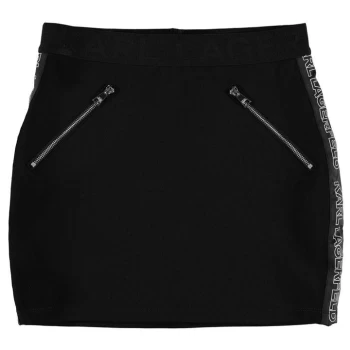 Image of Karl Lagerfeld Glam Rock Skirt - Black