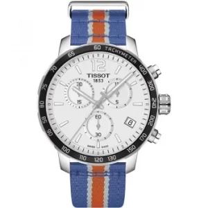 Image of Mens Tissot Quickster NBA New York Knicks Special Edition Chronograph Watch